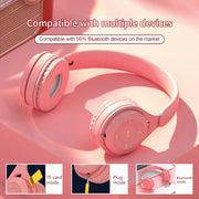 Y08 Hifi Sound Quality Macaron Bluetooth Headset, Supports Calling & TF Card & 3.5mm AUX (Green)