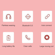 Y08 Hifi Sound Quality Macaron Bluetooth Headset, Supports Calling & TF Card & 3.5mm AUX (Yellow)
