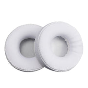 2 PCS For Jabra Revo Wireless Headphone Cushion Sponge Leather Cover Earmuffs Replacement Earpads(White)