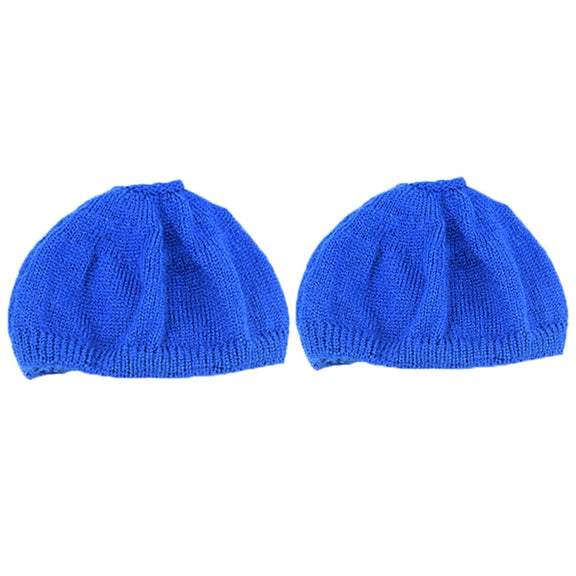 2 PCS Knitted Headphone Dustproof Protective Case for Beats Solo2 / Solo3(Blue)
