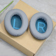 1 Pair Soft Earmuff Headphone Jacket with LR Cotton for BOSE QC2 / QC15 / AE2 / QC25 / QC35(Grey+Blue) - Earmuff & Pad by PMC TechLife | Online Shopping South Africa | PMC TechLife | Buy Now Pay Later Mobicred
