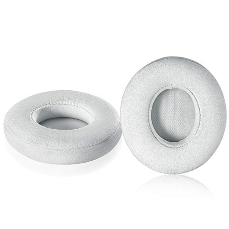 1 Pair Soft Sponge Earmuff Headphone Jacket for Beats Solo 2.0 / 3.0, Bluetooth Version(White)