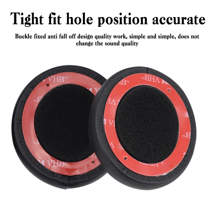 1 Pair Soft Sponge Earmuff Headphone Jacket for Beats Solo 2.0 / 3.0, Bluetooth Version(Red)