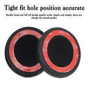 1 Pair Soft Sponge Earmuff Headphone Jacket for Beats Solo 2.0 / 3.0, Bluetooth Version(Black)