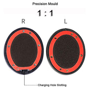 1 Pair Soft Sponge Earmuff Headphone Jacket for Beats Solo 2.0, Wired Version(Black)