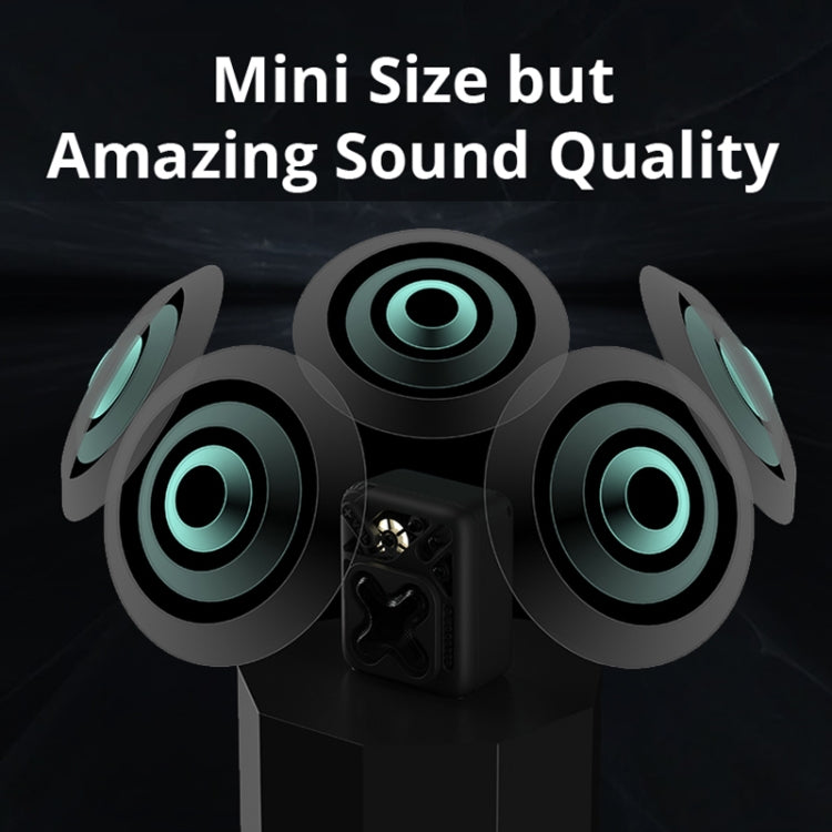 D MOOSTER D16 Portable HiFi Bluetooth 5.3 Speaker, Support TF Card (White)