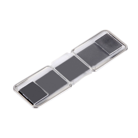 2 in 1 Adjustable Universal Mini Adhesive Holder Stand + Slim Finger Grip, Size: 7.3 x 2.2 x 0.3 cm(Black)