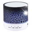 A9 Mini Portable Glare Crack Bluetooth Stereo Speaker with LED Light, Built-in MIC, Support Hands-free Calls & TF Card(Black) - Mini Speaker by PMC TechLife | Online Shopping South Africa | PMC TechLife