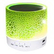 A9 Mini Portable Glare Crack Bluetooth Stereo Speaker with LED Light, Built-in MIC, Support Hands-free Calls & TF Card(Green) - Mini Speaker by PMC TechLife | Online Shopping South Africa | PMC TechLife