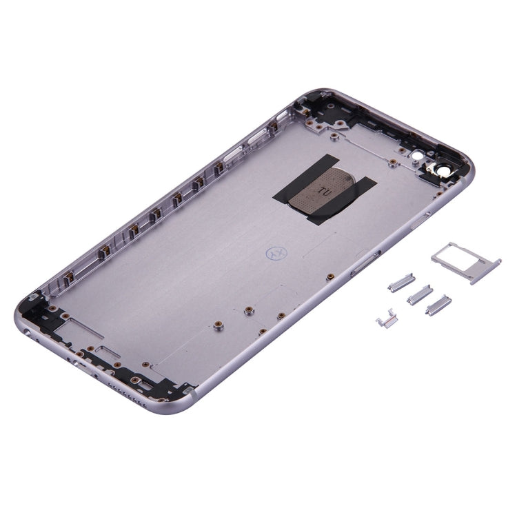 5 in 1 for iPhone 6s Plus (Back Cover + Card Tray + Volume Control Key + Power Button + Mute Switch Vibrator Key) Full Assembly Housing Cover(Grey)
