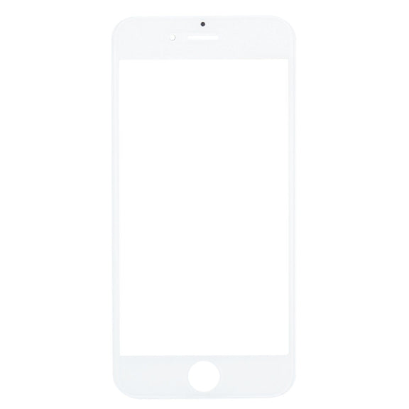 Front Screen Outer Glass Lens with Front LCD Screen Bezel Frame & OCA Optically Clear Adhesive for iPhone 6s Plus(White)