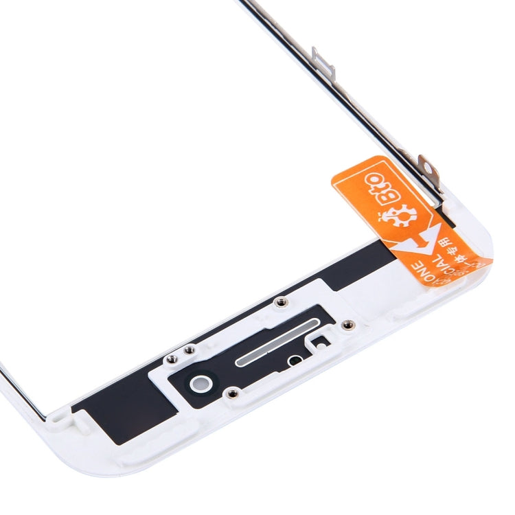 Front Screen Outer Glass Lens with Front LCD Screen Bezel Frame & OCA Optically Clear Adhesive for iPhone 6s Plus(White)