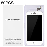50 PCS Cardboard Packaging White Box for iPhone 6s Plus & 6 Plus LCD Screen and Digitizer Full Assembly