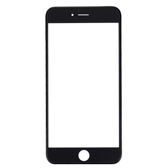 Front Screen Outer Glass Lens with Front LCD Screen Bezel Frame & OCA Optically Clear Adhesive for iPhone 6 Plus(Black)