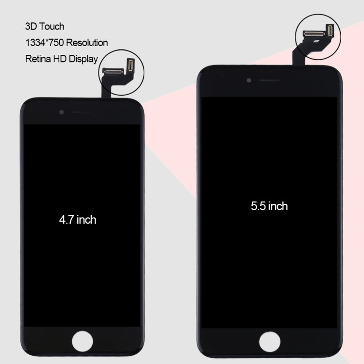 Original LCD Screen for iPhone 6S with Digitizer Full Assembly (Black)