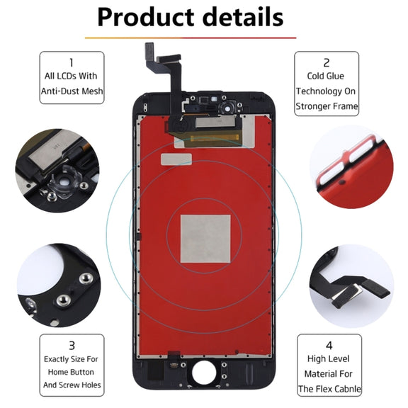 Original LCD Screen for iPhone 6S with Digitizer Full Assembly (Black)