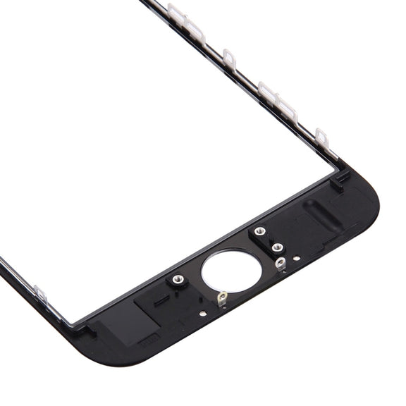 Front Screen Outer Glass Lens with Front LCD Screen Bezel Frame & OCA Optically Clear Adhesive for iPhone 6s(Black)