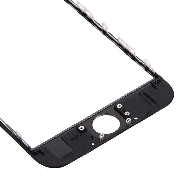 Front Screen Outer Glass Lens with Front LCD Screen Bezel Frame & OCA Optically Clear Adhesive for iPhone 6s(Black)