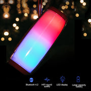 T&G TG157 Bluetooth 4.2 Mini Portable Wireless Bluetooth Speaker with Melody Colorful Lights(Green)