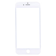 Front Screen Outer Glass Lens with Front LCD Screen Bezel Frame for iPhone 7 (White)