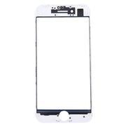 Front Screen Outer Glass Lens with Front LCD Screen Bezel Frame for iPhone 7 (White)