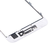 Front Screen Outer Glass Lens with Front LCD Screen Bezel Frame for iPhone 7 (White)