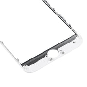 Front Screen Outer Glass Lens with Front LCD Screen Bezel Frame for iPhone 7 (White)