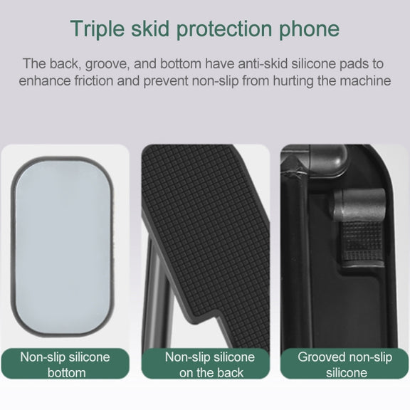 Z01 Universal Folding Retractable Desktop Holder Bracket for Mobile Phone Tablet (White)