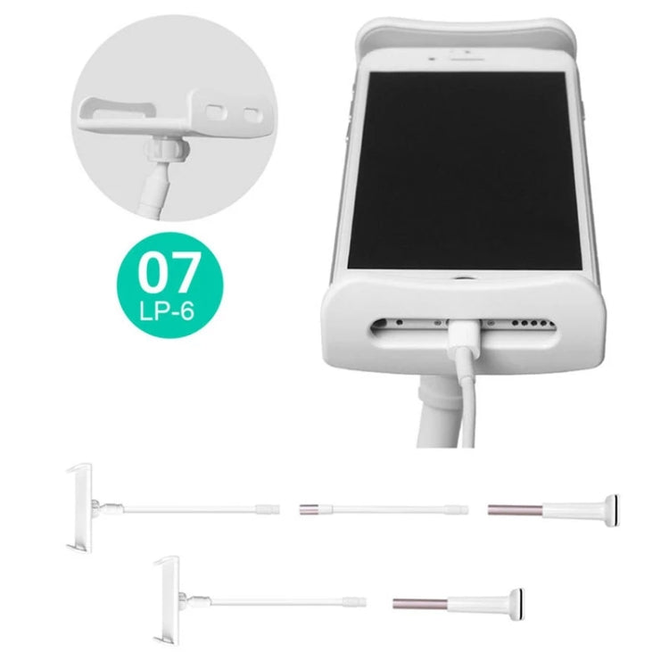 UBN-20 Universal 360 Degrees Rotating Detachable Three-stage Lazy Bracket Mobile Phone / Tablet Desktop Bracket (Grey)