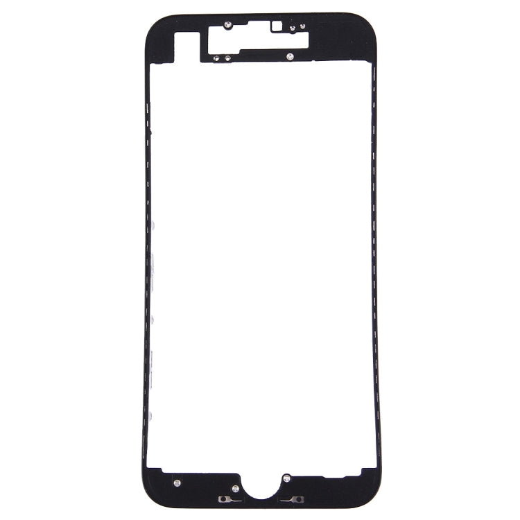 Front LCD Screen Bezel Frame for iPhone 7(Black)
