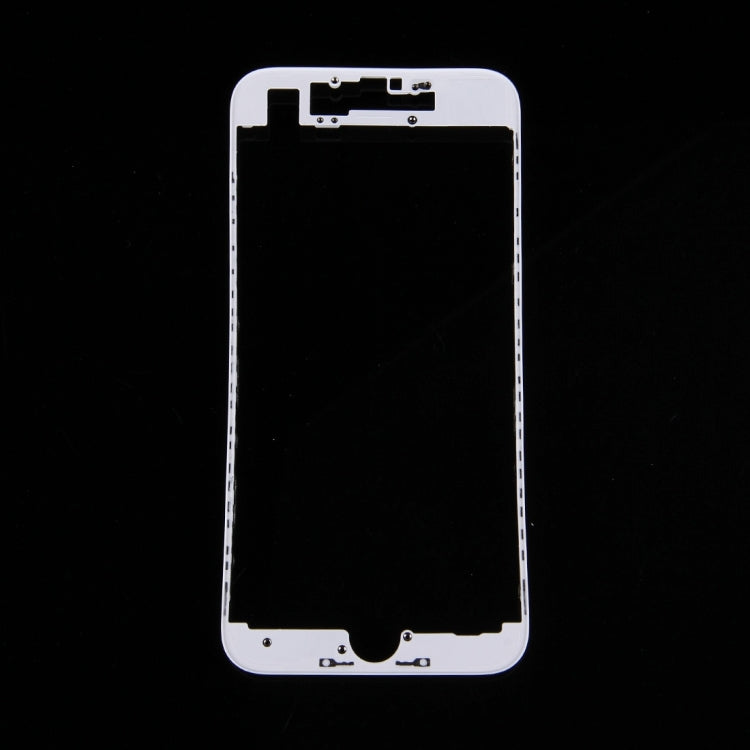 Front LCD Screen Bezel Frame for iPhone 7(White)