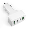 WLX-K26 40W Dual PD + Dual QC Multi-function Car Charger - Car Charger by PMC TechLife | Online Shopping South Africa | PMC TechLife