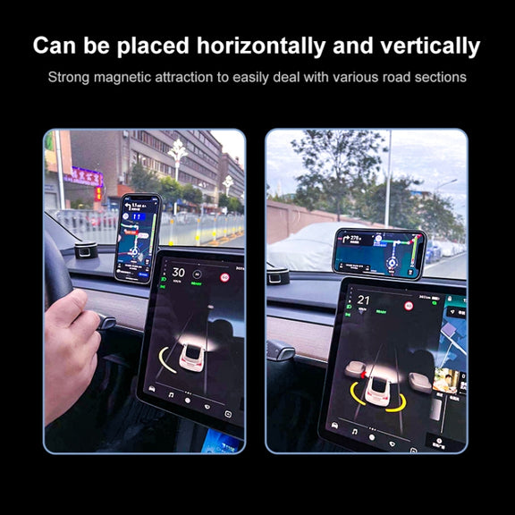 R-JUST HZ19 Car Mobile Phone Magnetic Bracket (Black)