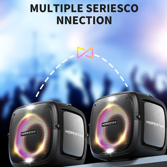 HOPESTAR Party One RGB Lighting Wireless Bluetooth Speaker (Grey)