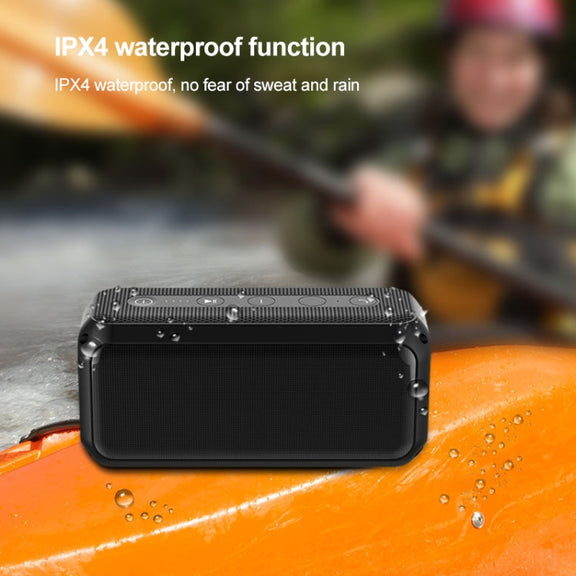 EBS-307 20W High-power Portable Subwoofer Water-resistant Wireless Bluetooth Speaker(Black)