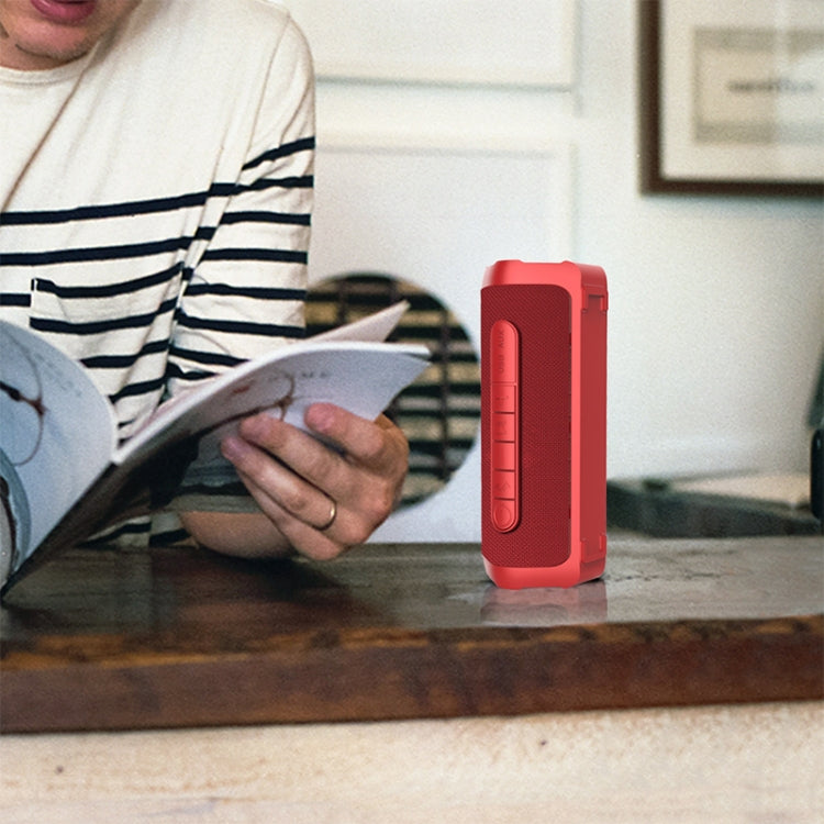 EBS-605 Outdoor Portable Fabric Water-resistant Wireless Bluetooth Subwoofer Speaker(Red)