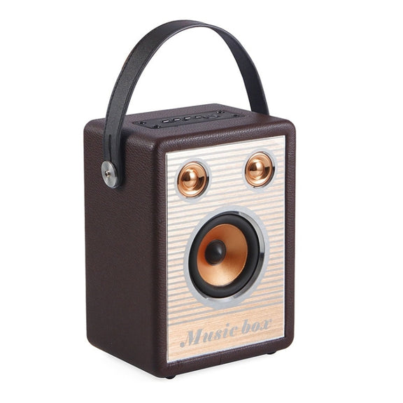 Handheld Wireless Bluetooth Speaker (Brown)