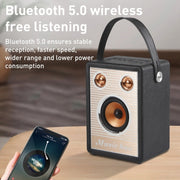 Handheld Wireless Bluetooth Speaker (Brown)