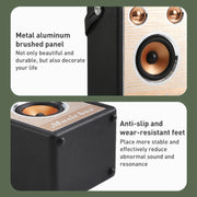 Handheld Wireless Bluetooth Speaker (Brown)