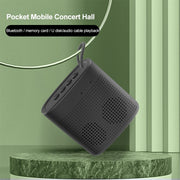 EBS-037 Portable Outdoor Card Mini Wireless Bluetooth Speaker(Black)