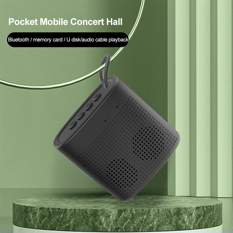 EBS-037 Portable Outdoor Card Mini Wireless Bluetooth Speaker(Blue)