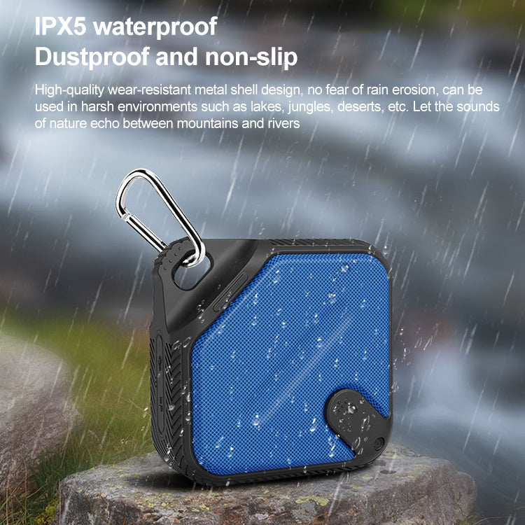 EBS-502 Portable Outdoor Water-resistant Card Mini Wireless Bluetooth Speaker (Blue)