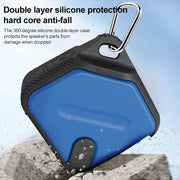 EBS-502 Portable Outdoor Water-resistant Card Mini Wireless Bluetooth Speaker (Blue)