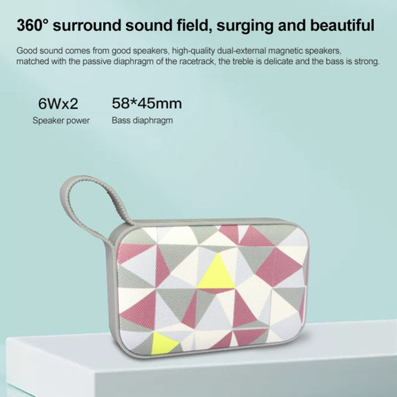 EBS-602 Portable Outdoor Water-resistant Subwoofer Wireless Bluetooth Speaker
