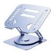 R- JUST HZ08-1 Rotating Two Holes Lifting Laptop Stand (Grey) - free shipping - PMC TechLife - Order now!