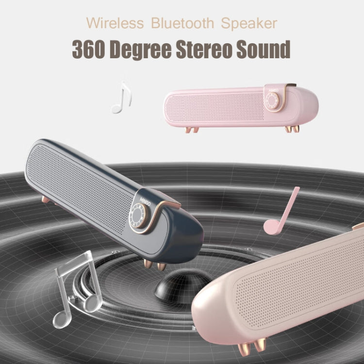 EWA L102 Classic Style Retro Bluetooth Wireless Speaker, Support TF/AUX(Pink)