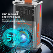 5W Portable Bullet TWS Wireless Bluetooth Speaker (Green)