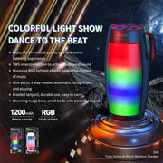 WEKOME D40 5W Sound Pulse Colorful Bluetooth Speaker (White)