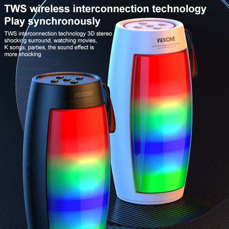WEKOME D40 5W Sound Pulse Colorful Bluetooth Speaker (Black)