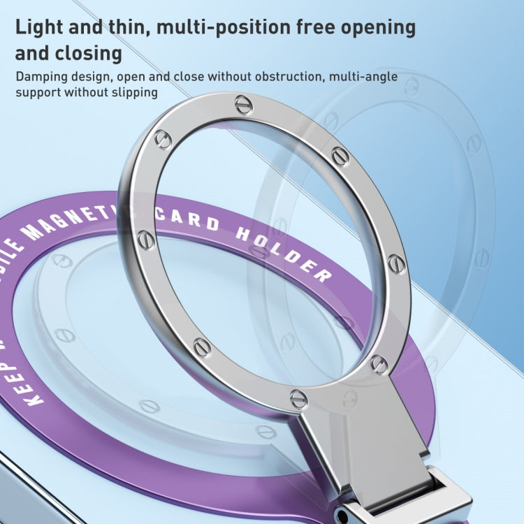 Ultra-thin Metal Phone Holder (Purple)